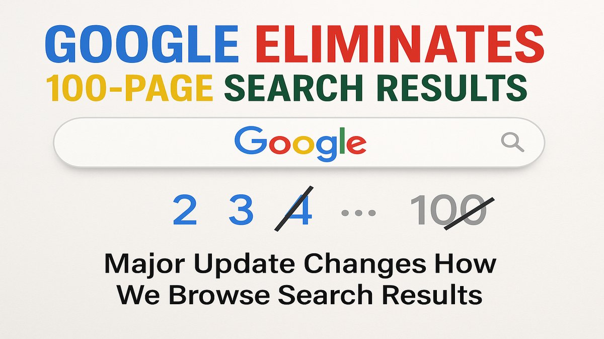 Google Eliminates 100-Page Search Results