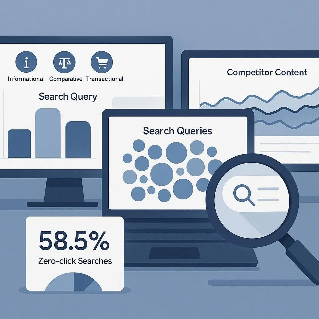 User intent and competitor analysis in SEO Content Strategy Framework